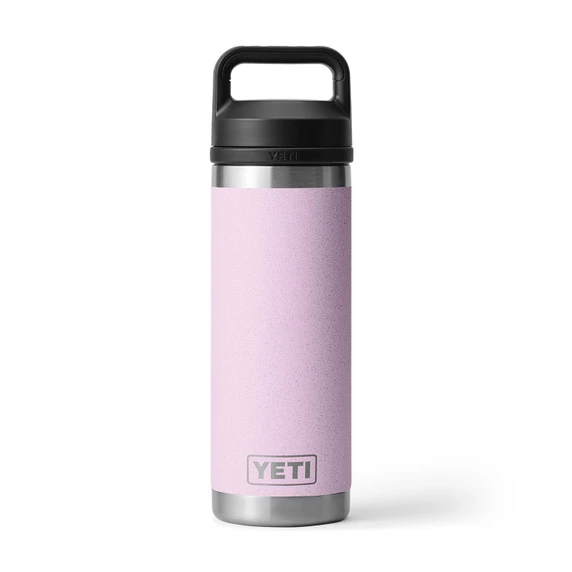 Yeti Rambler 18 oz. Water Bottle with Chug Cap Image in Cherry Blossom
