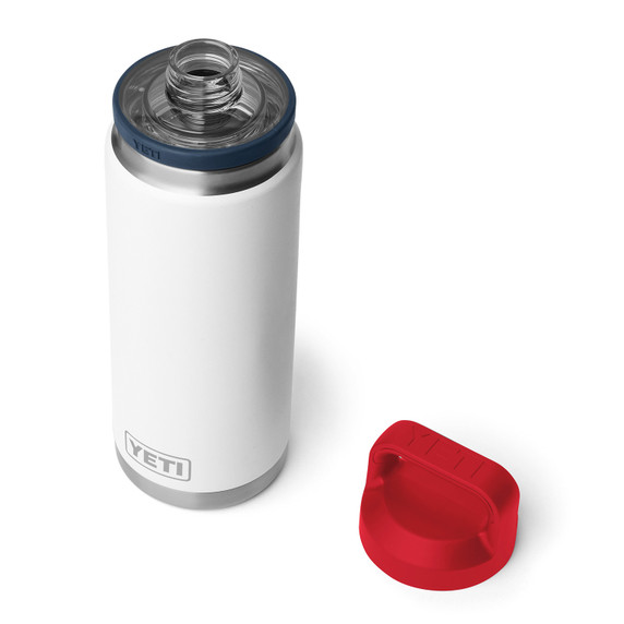 Yeti Rambler 26 oz. Water Bottle with Chug Cap Top Top Image.
