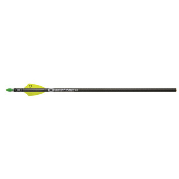EVO-X CenterPunch 16 Alpha-Brite Carbon Arrows, 16", 001" Green