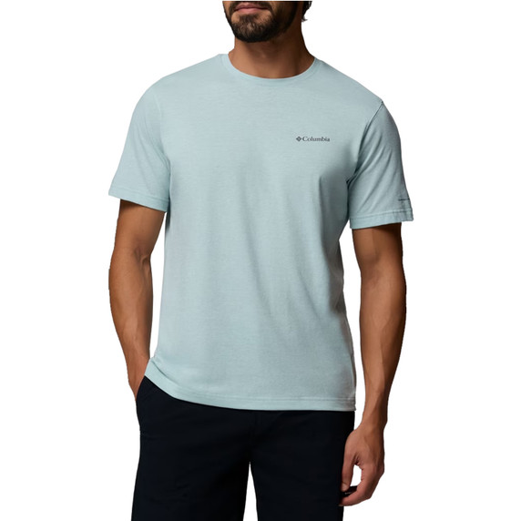 Columbia Thistletown Hills Short Sleeve Shirt Image in Crushed Blue