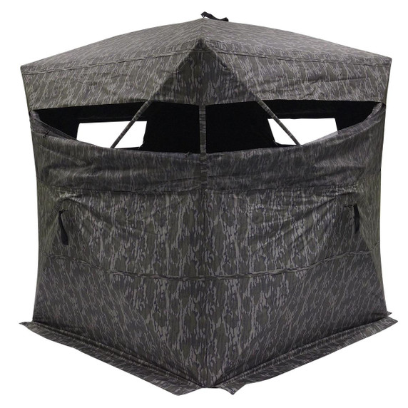 Rhino 180 See Through Hub Hunting Blind in Mossy Oak Bottomland