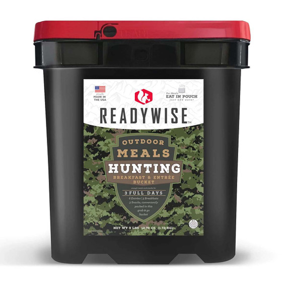 Hunting Bucket Cook-in-Pouch Meals