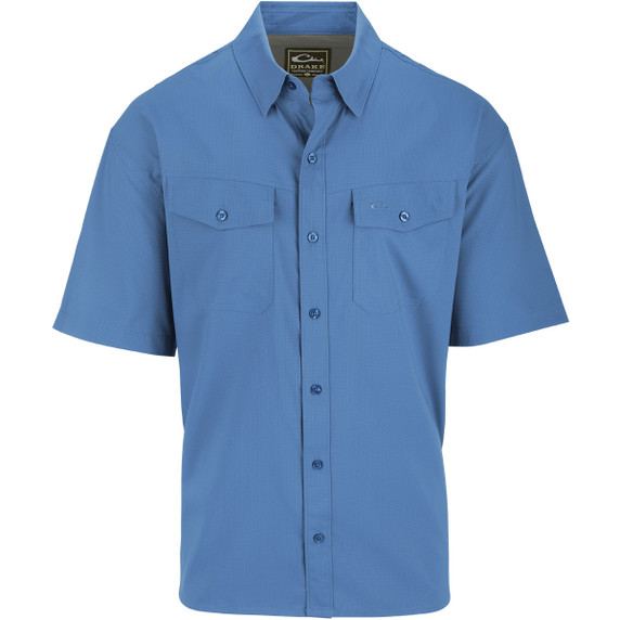 The Traveler Dobby Solid Short Sleeve Shirt