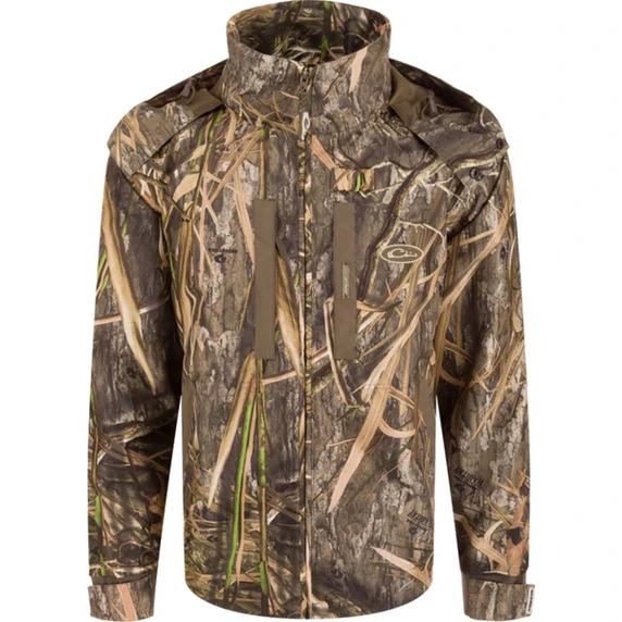 Image of the Drake EST Heat-Escape Full-Zip 2.0 Jacket in Mossy Oak Habitat