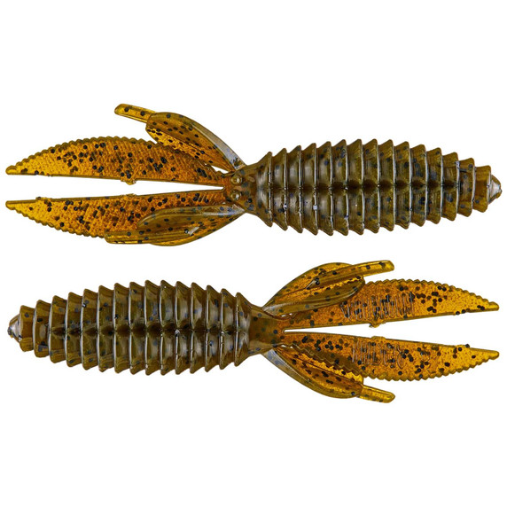 Image of the Reaction Innovations Sweet Beaver 4.20, 10 Pack in Green Pumpkin.