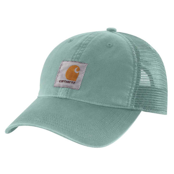 Carhartt Canvas Mesh Back Cap Image in Succulent
