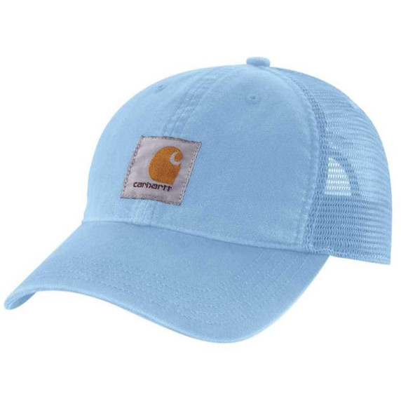 Carhartt Canvas Mesh Back Cap Image in Light Blue