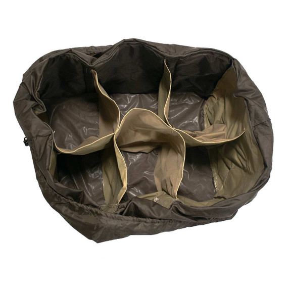 Rogers Sporting Goods Toughman Series 6-Slot Goose Decoy Bag Top View Empty Image