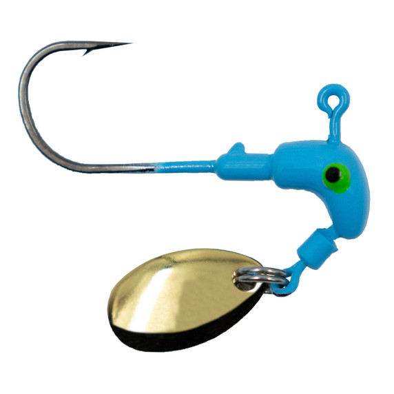 Rogers Speedy Bee Jighead Gold Image in Blue