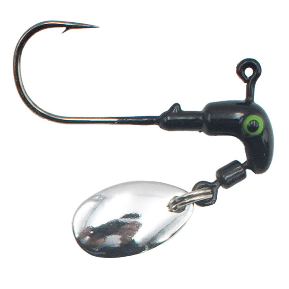 Rogers Speedy Bee Jighead Nickel - 25 Pack image in Black