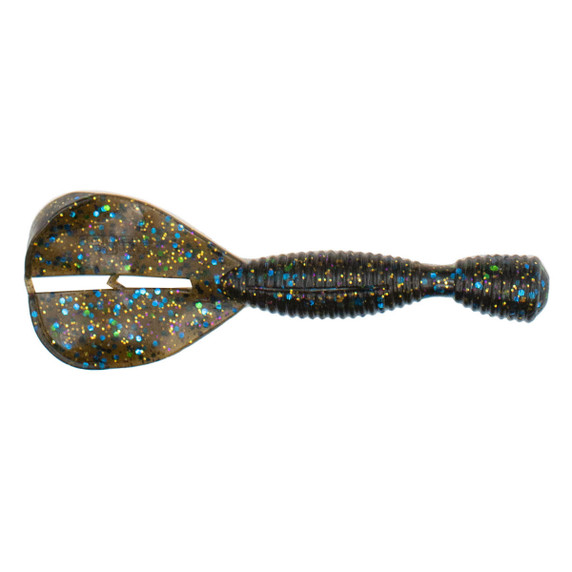 Rogers Terror Craw Crawfish Soft Plastic Bait - 24 Pack image in Green Pumpkin Smash