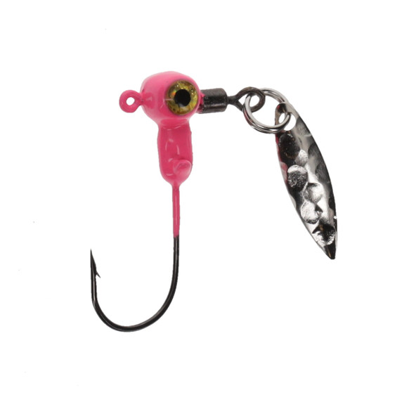 Strike King Mr. Crappie Sausage Head Spin Jig Head - Pink