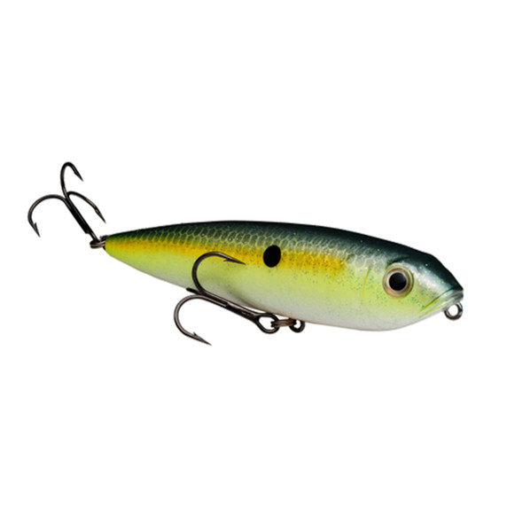 Strike King KVD Sexy Dawg Jr. Topwater Bait Image in Chartreuse Sexy Shad