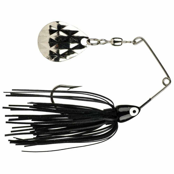 Strike King 1/8 oz. Mini-King Spinnerbait Image in Black