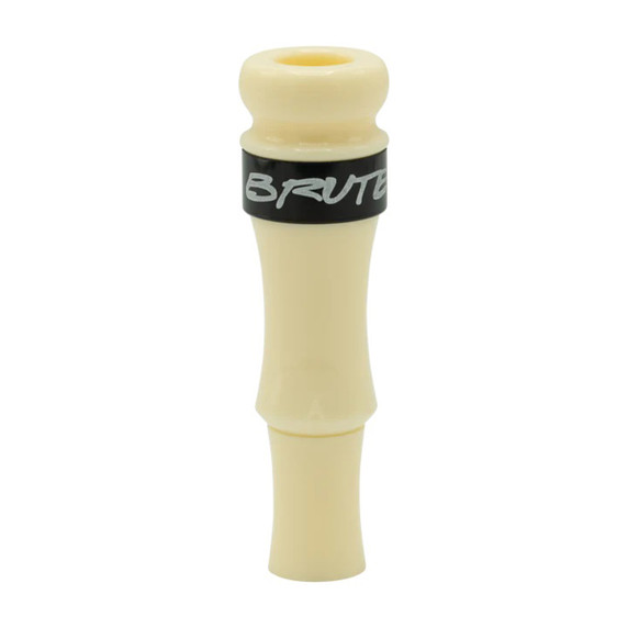 Rolling Thunder Brute OG Cutdown Acrylic Duck Call Image in Ivory Black