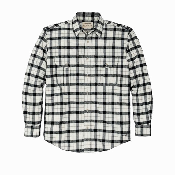 Filson Alaskan Guide Shirt in Cream Black