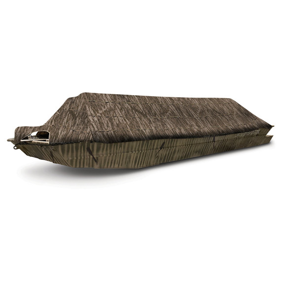 Beavertail 1600 Series Boat Blind Image in Mossy Oak Bottomland