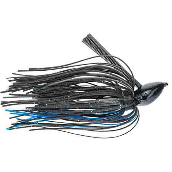 Image of the Strike King Denny Brauer Baby Structure Jig in Black Blue