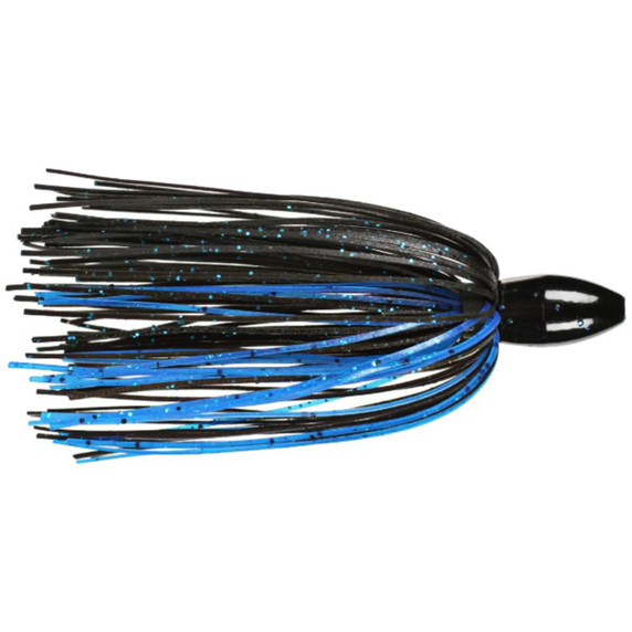 Image of the Strike King Tour Grade Slither Rig in Black Blue Flake