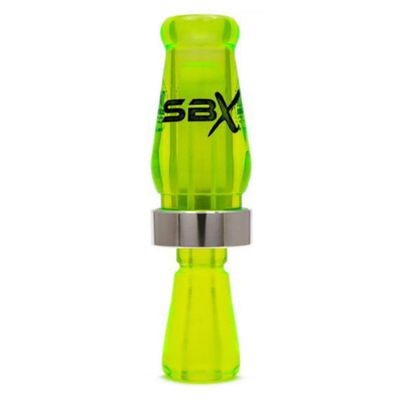 RNT SBX Single Reed Duck Call image in Flo Green