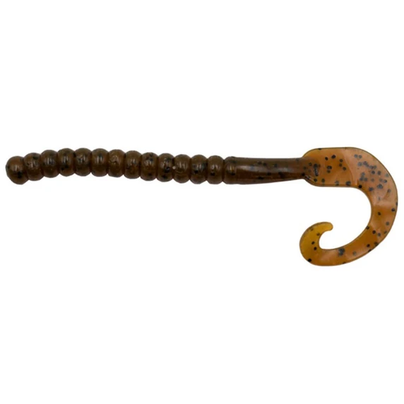 Rogers Torment Ribbontail Worm, 24 Pack image in Green Pumpkin