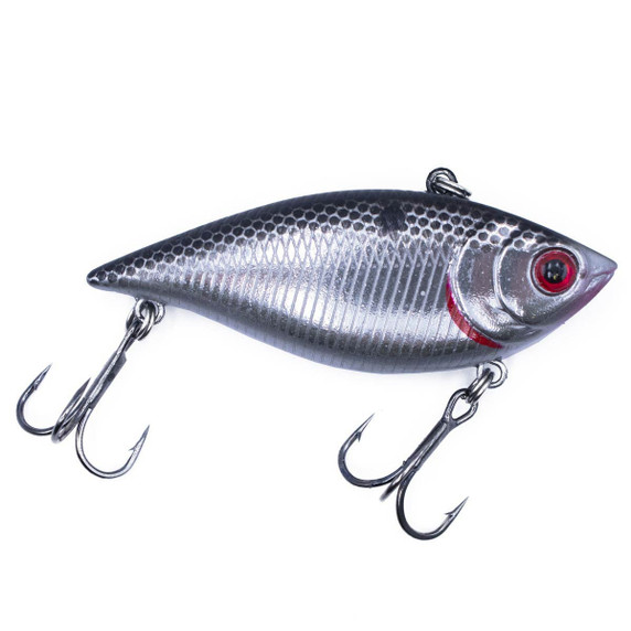 Rogers Sporting Goods Irk 75 Lipless Crankbait Image in Chrome Black Back