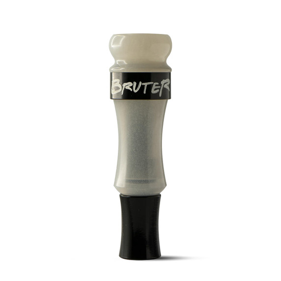 Rolling Thunder Game Calls BruteR Cutdown Acrylic Duck Call Image in Pearl / Black