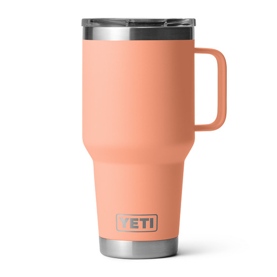 Yeti Rambler 30 oz. Travel Mug with Stronghold Lid Image in Peach