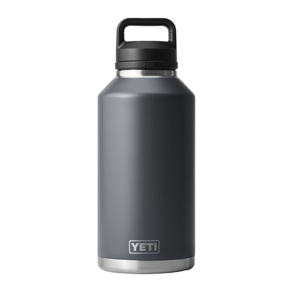 Yeti Rambler 64 oz. Water Bottle with Chug Cap Image in Charcoal