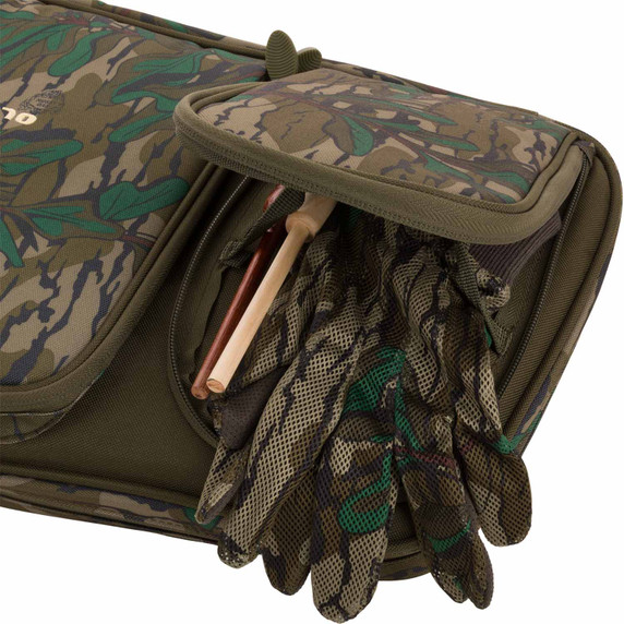 Drake Waterfowl Ol' Tom Turkey Gun Case Pocket Image in Mossy Oak Greenleaf Mossy Oak Bottomland