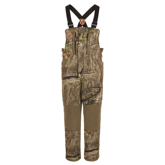 Drake Waterfowl Youth Silencer Bib Image in Mossy Oak Country Roots