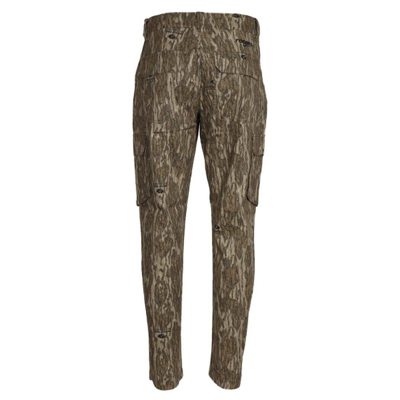 Image of Rogers Stretch Cotton 6 Pocket Pants in Mossy Oak Bottomland Rear View