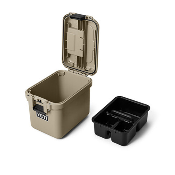 Yeti LoadOut GoBox 15 Gear Case Open with Tray Image