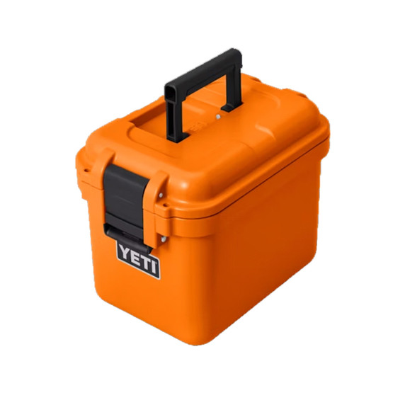 Yeti LoadOut GoBox 15 Gear Case Image in King Crab Orange