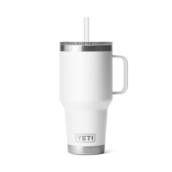 Yeti Rambler 35 oz. Mug with Straw Lid Image in White