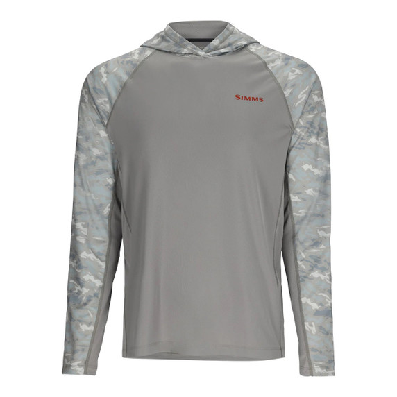 Challenger Solar Hoody Image in Cinder Ghost Camo Sterling