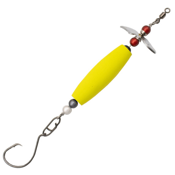 Image of the Rogers Catfish Spin Float Rig in Chartreuse