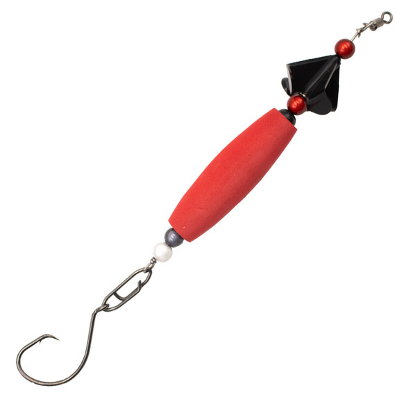 Image of Catfish Prop Float Rigs - 2 Pack in Red.