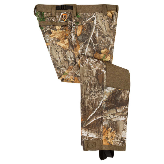 image of Drake Waterfowl Youth Silencer Pant in Realtree Edge.