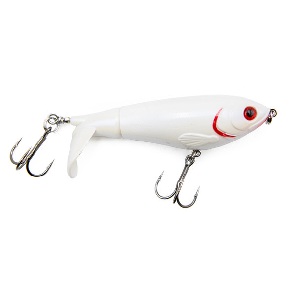 CRogers Sporting Goods Hawg Hustler 110 Topwater Lure Image in Bone