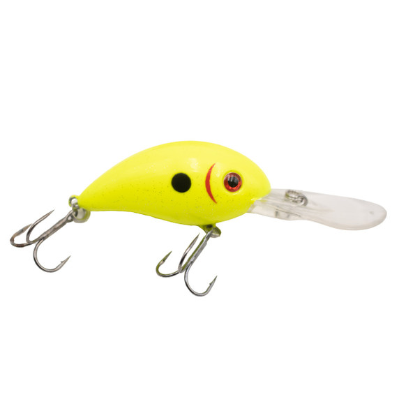 Rogers Sporting Goods Slab Crank Crankbait Image in Chartreuse Party Orange Party