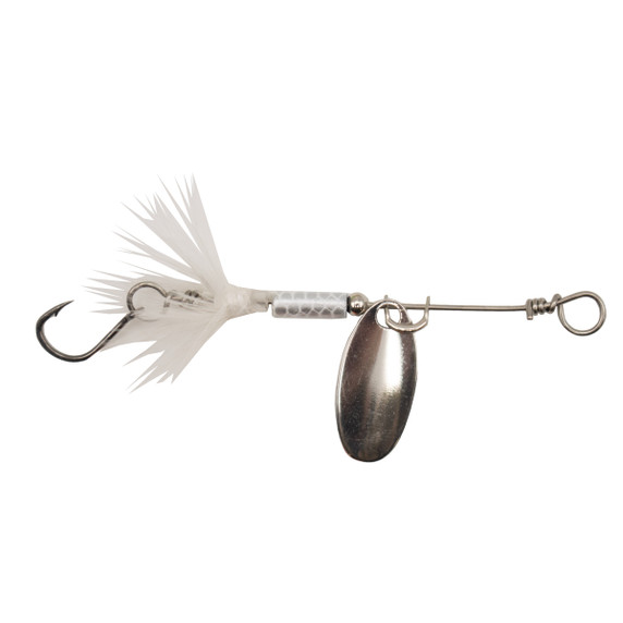 Rogers Beeline Spinner with Nickel Single Hook Image in White