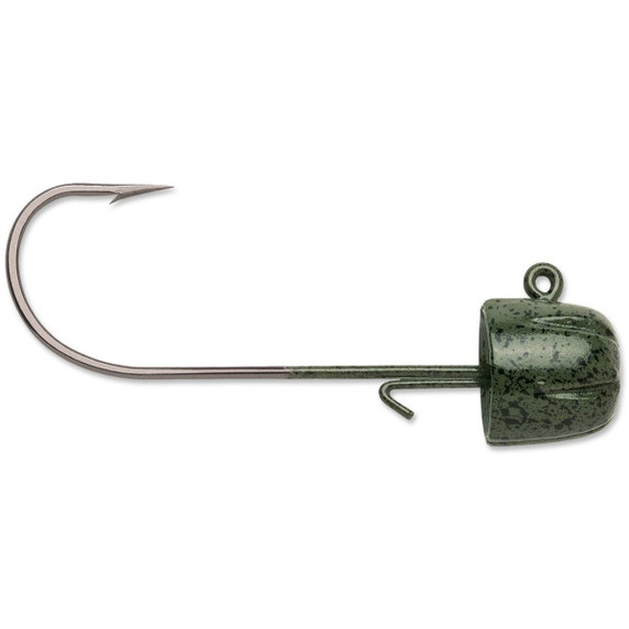 Finesse Half Moon Jig, Green Pumpkin, 3/16 oz, 4 Pack