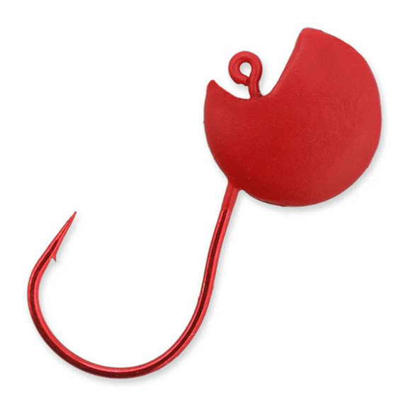 Red Wacky Head Jig Head