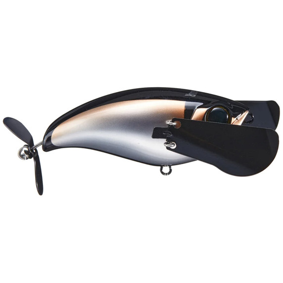 Image of the Jackall Pompadour Walking Bait in Black Shad