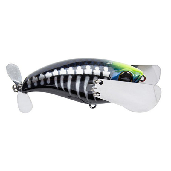 Image of the Jackall Pompadour Walking Bait in Black Bone