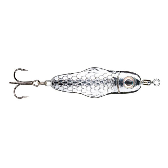 Mark Rose Lil' Ledge Spoon Fishing Lure Image in Chrome