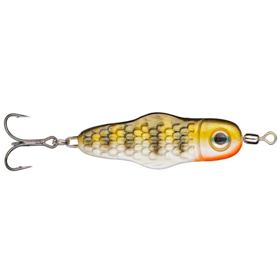 Mark Rose Lil' Ledge Spoon Fishing Lure Image in Yellow Perch