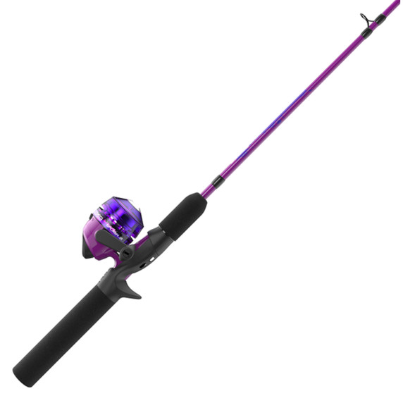 Zebco 4'0" Medium Light Splash Jr. Spincast Combo in Purple