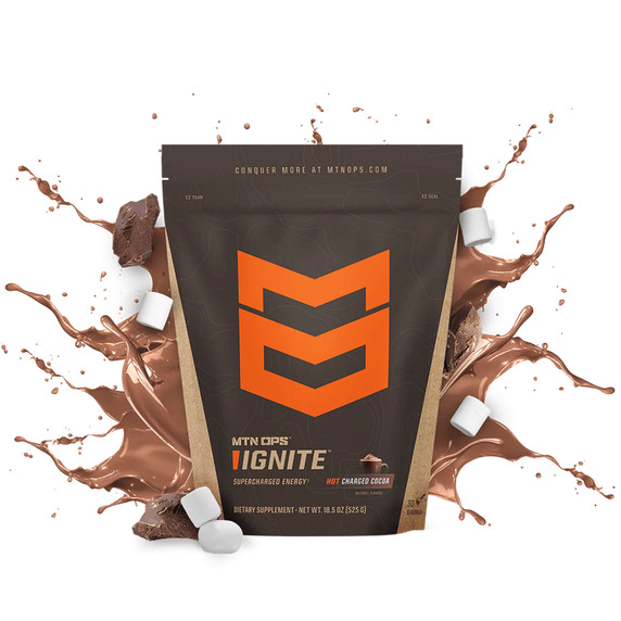 MTN OPS Hot Ignite Supercharged Energy & Focus- 30 scoops image of Charged Cocoa